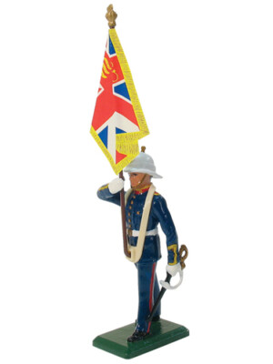 William Britains Royal Marine Colour Bearer - Queens Colour 43026