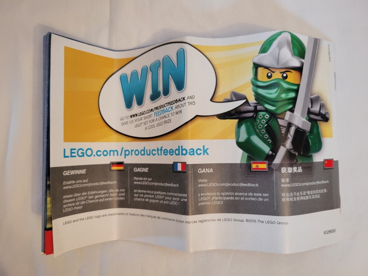 LEGO Ninjago #70739 Airjitzu Kai - Instructions Only | eBay