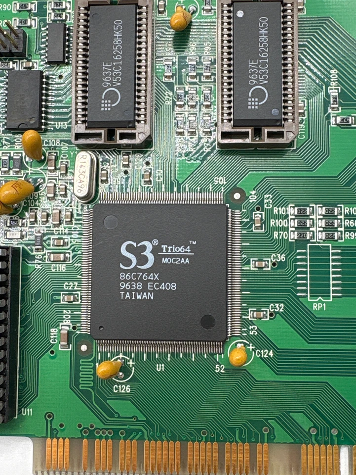 Diamond Multimedia 23030066-203 Circuit Board ST64D Ram  - Image 4 of 4