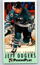1993-94 PowerPlay #224 Jeff Odgers  San Jose Sharks V77852
