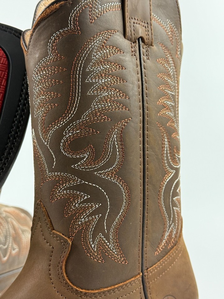 MENS REYWELT COWBOY BOOTS WESTERN BOTAS VAQUERAS CRAZY TAN RANCH ...