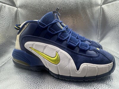 RARE 🚀 Size 8.5 - Nike Air Max Penny 1 Warriors (685153 401) Blue
