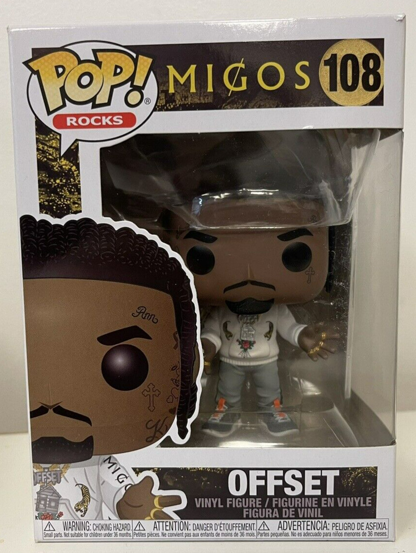 Sale Funko Pop! Rocks Migos Offset #108 Vinyl Figure