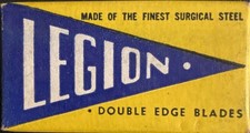 1950's Legion Double Edge Razor Blades Original Full Box - J. C. Penny Stores