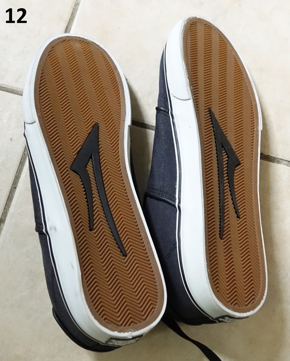 LAKAI CARLO navy with black Skate canvas sneaker Shoes,Men display picture 3