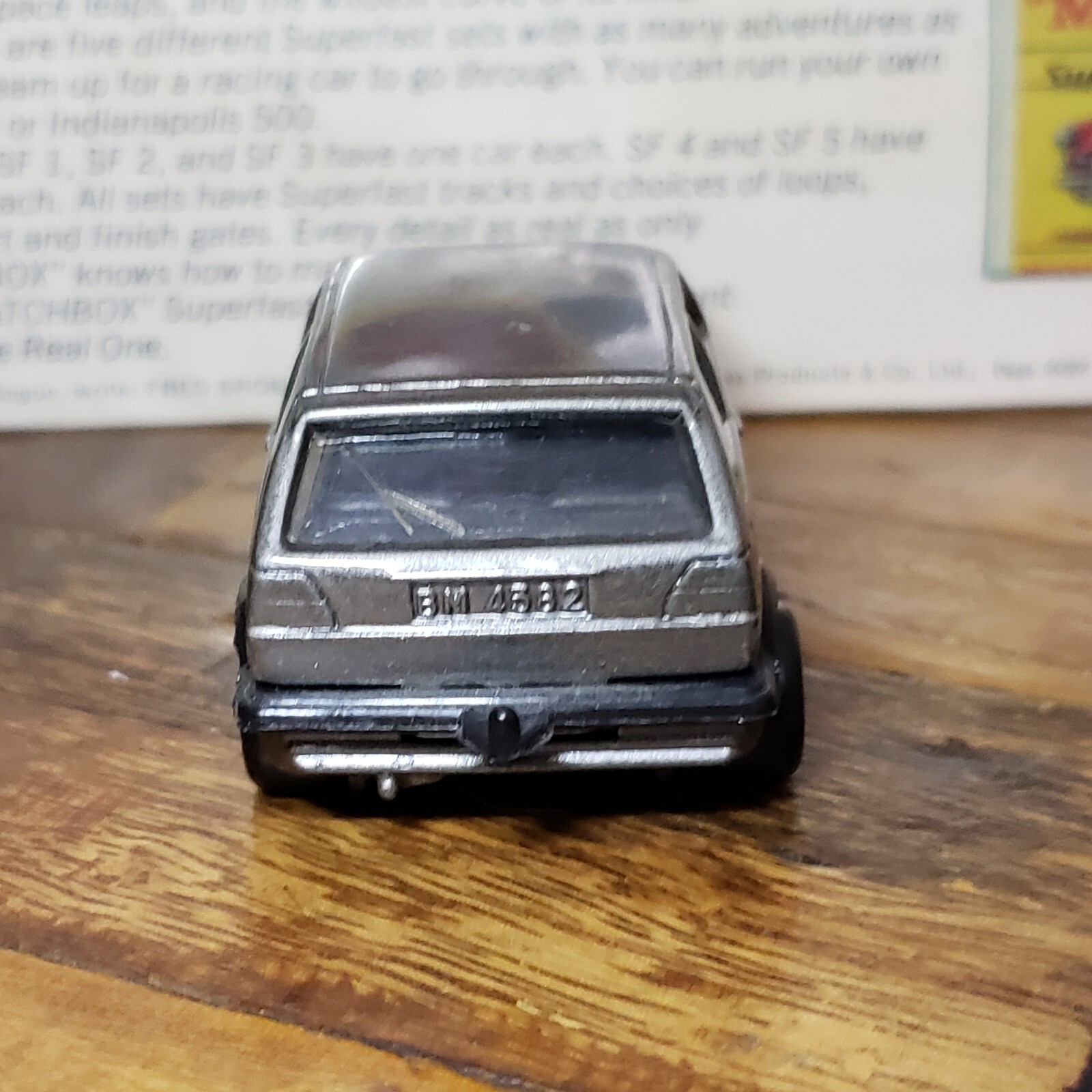 Matchbox Volkswagen Golf GTI Vintage 1985 MB56 Series Charcoal Grey