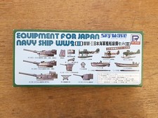 PIT-ROAD SKYWAVE 1/700: EQUIPMENT FOR JAPAN NAVY SHIP WW2 #E-3 RARE 2000'S KIT