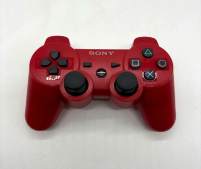 Sony PS3 Playstation 3 Controller Sixaxis Original in rot
