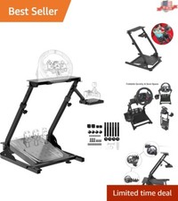 Gaming Wheel Stand - Adjustable Height  Angle - Pedal and Shifters Not Included