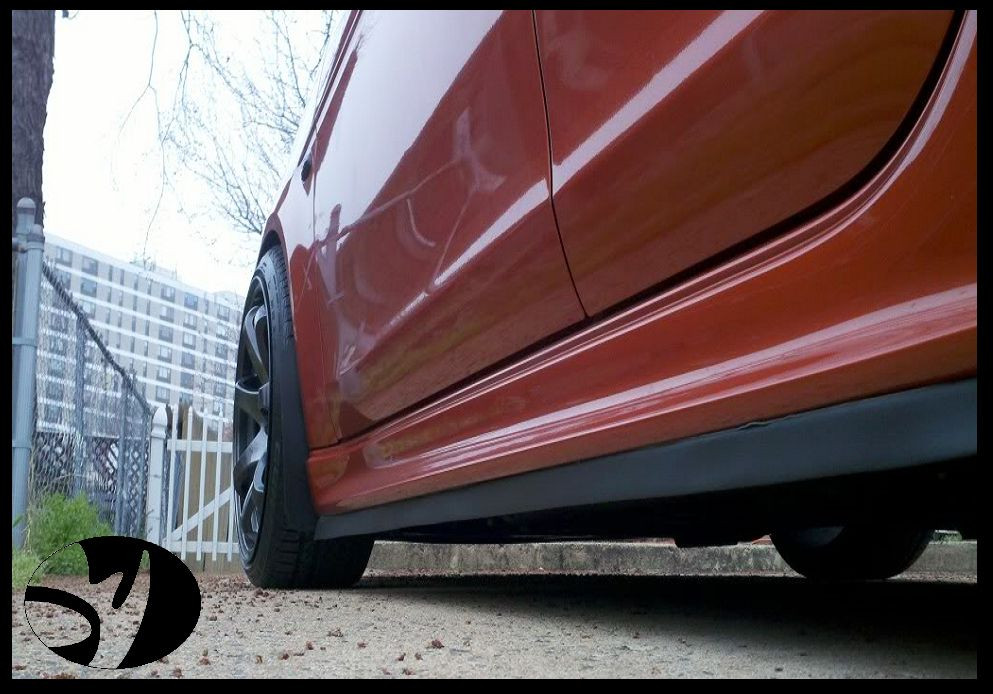 LOTuS Side Skirt RhinoLip Rubber Chin Lip Trim or Front Add-on Stance Style Kit