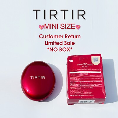 TIRTIR Mask Fit Red Cushion Foundation *MINI 4.5g x 2 , Limited Sale, NO BOX