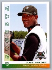 2010 Grandstand Augusta GreenJackets #NNO Jose Valdez