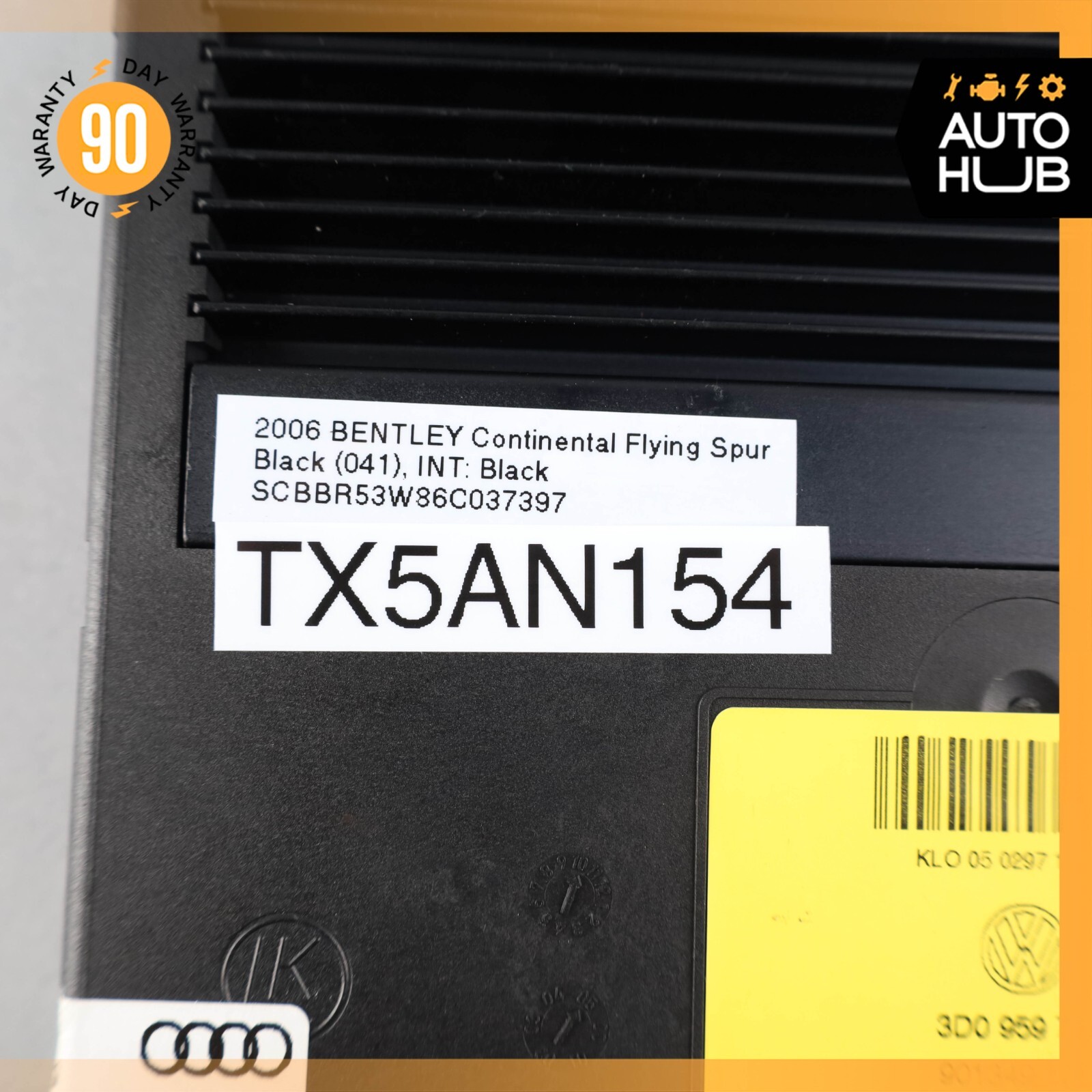 06-13 Bentley Continental Flying Spur Front Right Seat Control Module OEM 67k