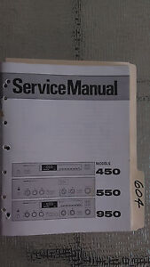 Proton 450 550 950 service manual original repair book stereo tuner