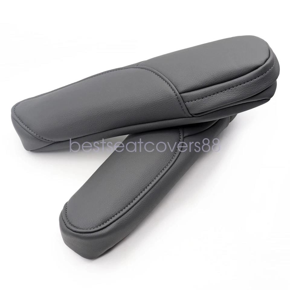 Cubierta de reposabrazos de asiento delantero gris oscuro para Honda CR-V CRV 2007 2008 2009 Foto 2 de 4