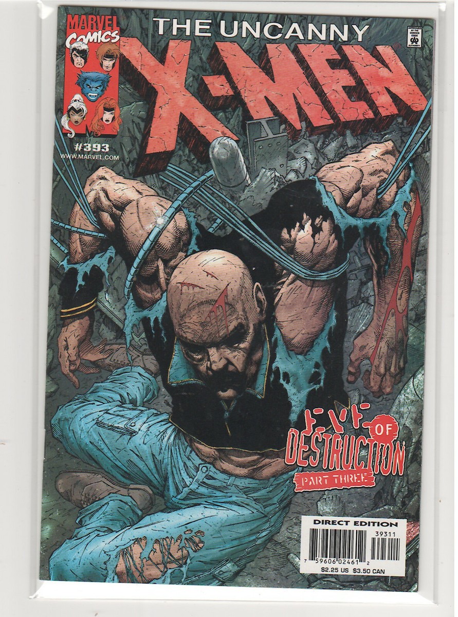 ウルヴァリン　ミュータント　15P Uncanny X-men #393 Gambit Storm Wolverine Rogue Nightcrawler