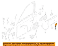 BMW OEM 20-22 740i xDrive Lock Hardware-Handle, Outside Cap 51217474681