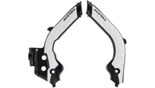 Acerbis 2733451007 X-Grip Frame Guards - Black/White 0023600.726