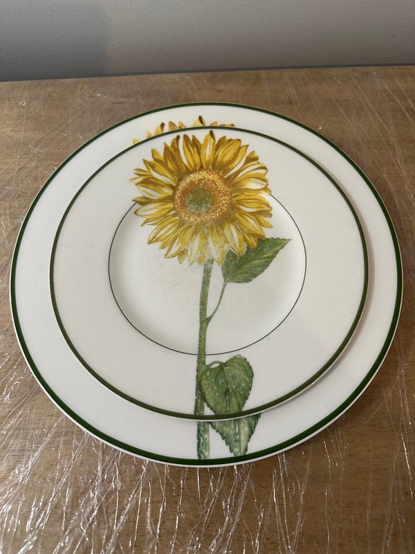 Villeroy and Boch Flora Pattern Country Collection Dinner & Salad/Dessert Plate