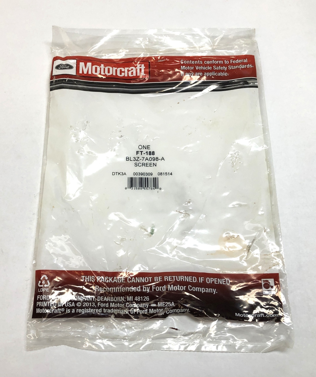Ford Motorcraft Auto Trans Filter FT188 (BL3Z7A098A) NOS eBay