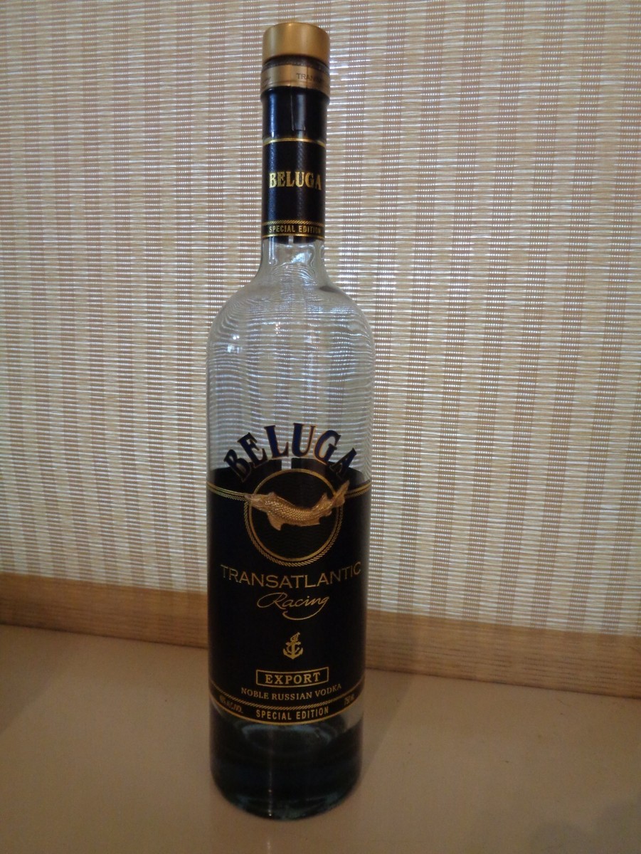 Vodka Beluga Transatlantic Racing Special Edition 750 ml. empty