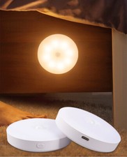 PRECORN 4x LED Nachtlicht Schrankbeleuchtung m. Bewegungsmelder dimmbar 3 Farben