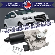 1X For 2007-2015 Audi Q7 3.0L 3.6L Front Windshield Wiper Motor 4L1955023F