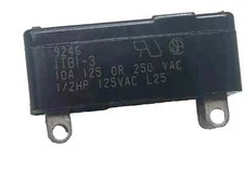 Micro Switch  1TB1-3  9246 10A 125 OR 250 VAC 1/2HP 125VAC L25 New/NOS