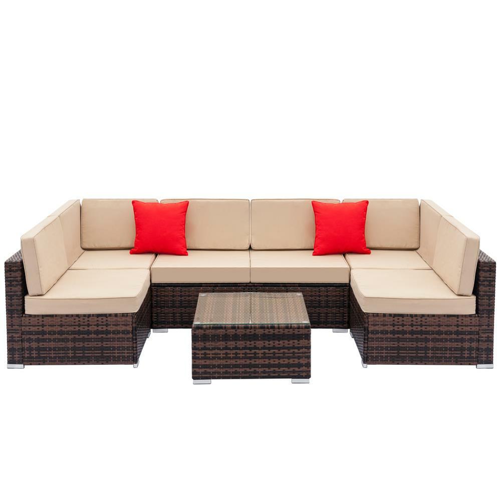 Coismo Outdoor Patio Wicker Furniture Set Fasteners Clip Sectional Connector For Sale Online Ebay