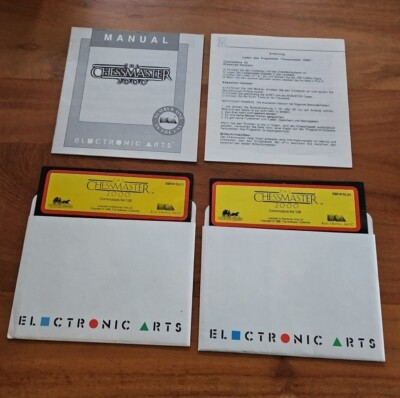 The Chessmaster 2000 Commodore C64/128 Spiel Diskette Disk mit Beschreibung