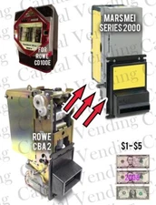 Validator Update Kit for Rowe CD100E Jukebox - Mars MEI Series 2000 - $1 - $5