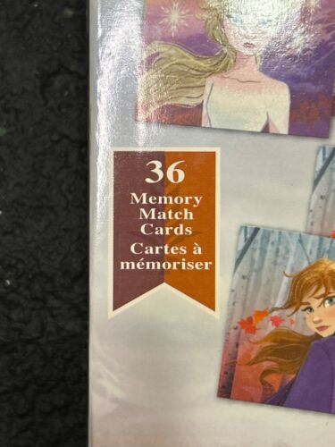 Frozen 2 Memory Match Card Game 36 Cards age 3+ New - Picture 5 of 5