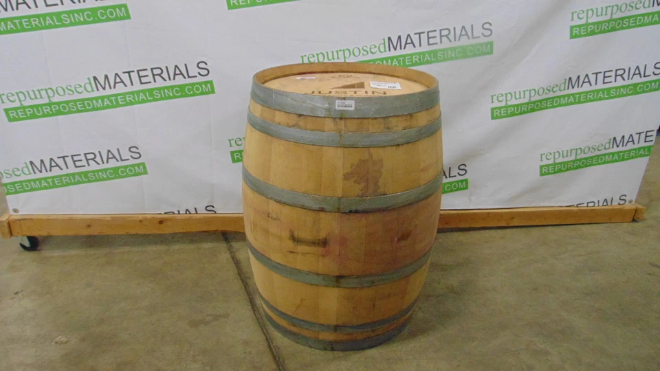 Wooden Wine Barrel - IA - Planters, Furniture,  Tables, Wedding Decorations  - Image 3 of 4