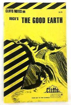 Cliff Notes Buck's The Good Earth Copyright 1974 Stephen Veo Huntly 59 Pgs Guide