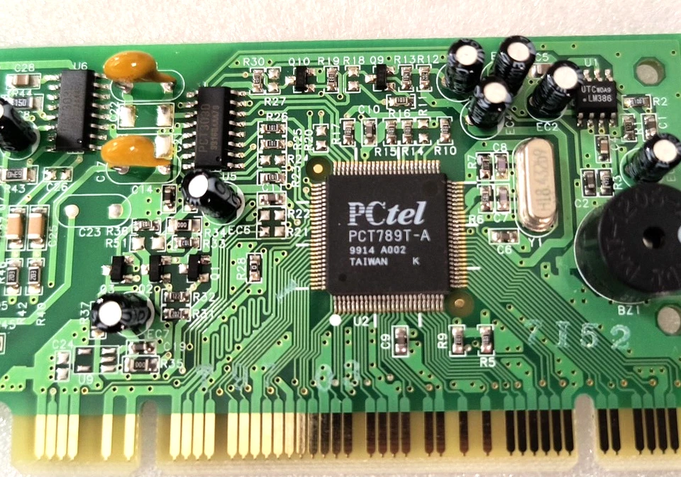 VINTAGE AZTECH PCTEL PCT789T-A MSP5900-U PCI 56K DATA FAX MODEM RM4-BIN55 - Image 2 of 4