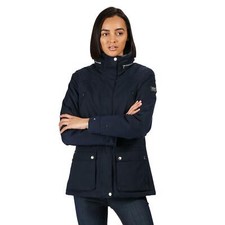 Regatta Womens Loretta Waterproof Coat Jacket - Navy - 8