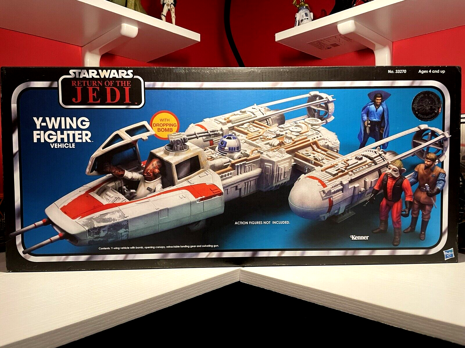 Hasbro Star Wars Y-Wing Fighter Vehicle Play Set for sale online