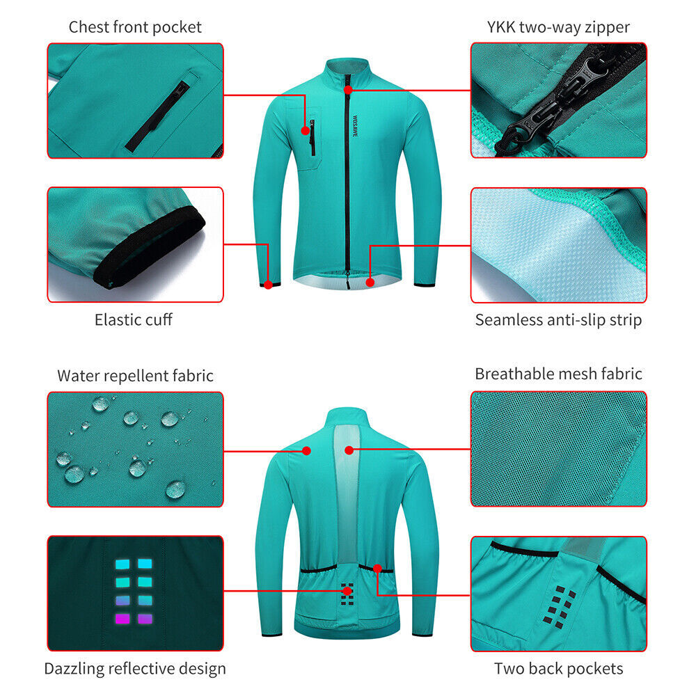 ARC'TERYX WOSAWE Uomo Giacca da ciclismo Giacca a vento leggera bici da strada Antivento