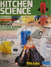 4M Kitchen Science 6 Experiments Kit Kids Labs NEW SEALED 