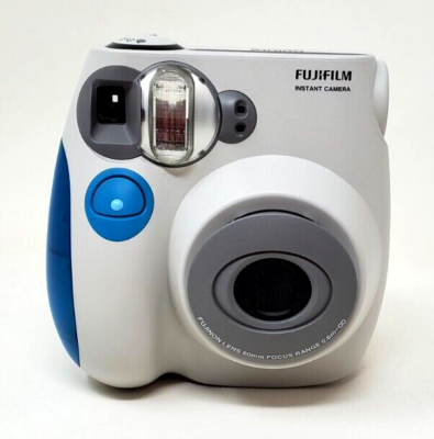 Fujifilm Instax mini 7s Instant Camera Blue with Owners Manual