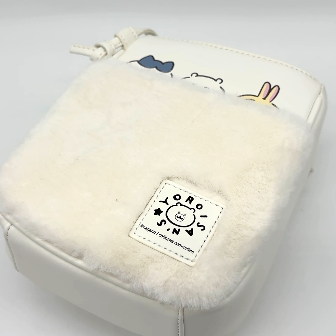 バッグ chikuwa Chiikawa GU Chikawa Usagi Hachiwate Shoulder Bag White Pouch