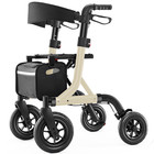 MAXWALK Portable All Terrain Foldable Outdoor Walker 10" Wheels 300lb Senior USA