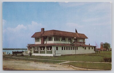 Anchorage Restaurant Bel Mar New Jersey c1950s Postcard Shark