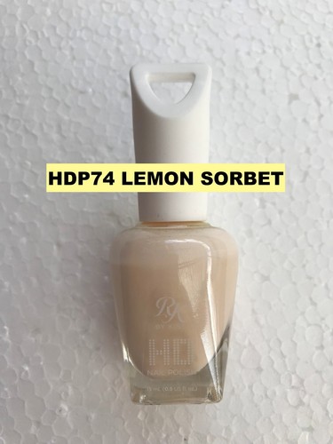 RK BY RUBY KISSES HD NAIL POLISH HIGH DEFINITION HDP74 LEMON SORBET - 第 1/1 張圖片
