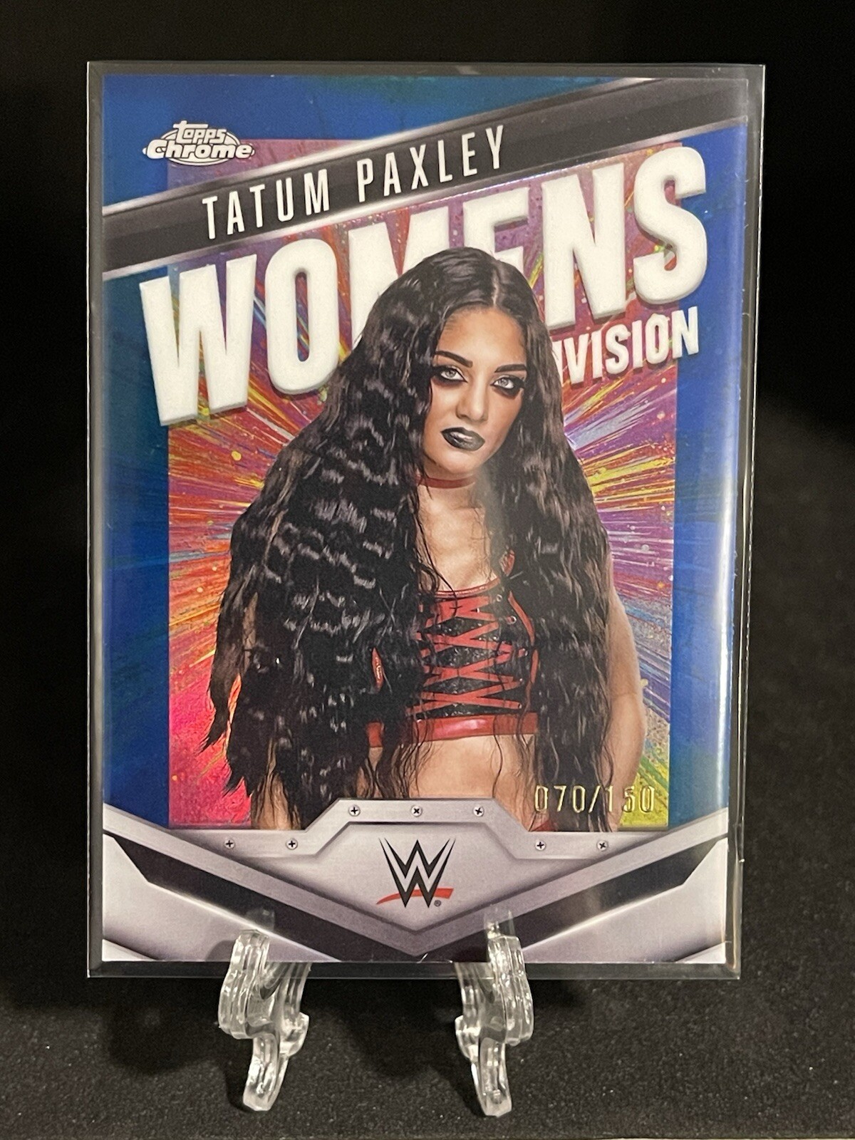 Topps Chrome 2025 WWE - Tatum Paxley Womens Division Blue /150 NXT