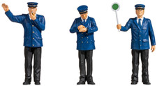 G / Noch 17300, Gartenbahn Figuren Set Deutsche Bahn Personal / Schaffner