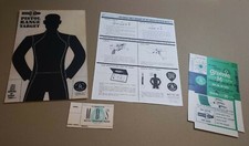 Mattel Shootin' Shell Snub Nose Printed Accessories Target ID Card Instr. Read