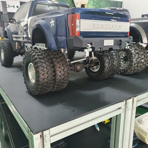 RC 1/10 CEN Racing Ford F450 Aluminum Metal Tailgate Plate Rear Suite - Picture 7 of 21