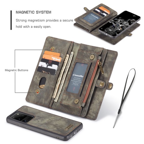 Detachable Magnetic Wallet Flip Case Cover For Samsung S25 S24 S23 Ultra S21 FE - Picture 3 of 49