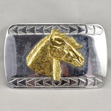 Belt Buckle Horse Head Western Filigree Cowboy Cowgirl Unisex Rodeo
